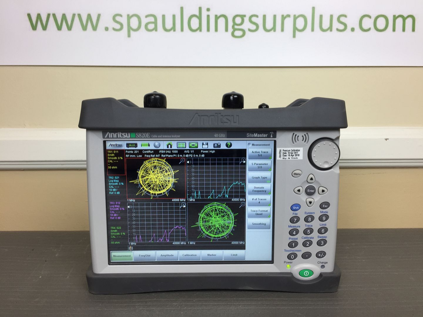 Anritsu S820E 1MHz - 40GHz Microwave Cable Antenna Analyzer